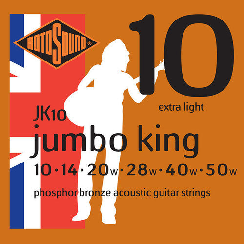CORDE PER CHITARRA ACUSTICA ROTOSOUND JUMBO KING 