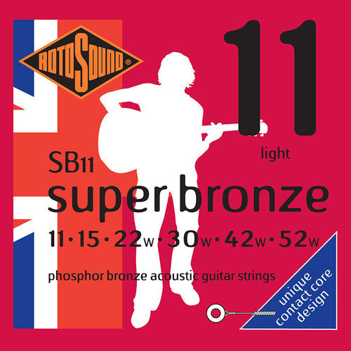 CORDE PER CHITARRA ACUSTICA ROTOSOUND SUPER BRONZE 