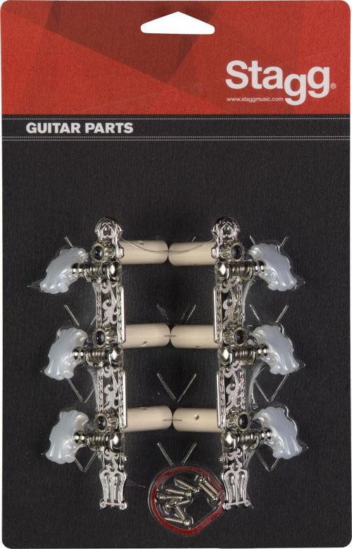 STAGG KG356 CHITARRA CLASSICA LYRA MECCANICA CROMATA