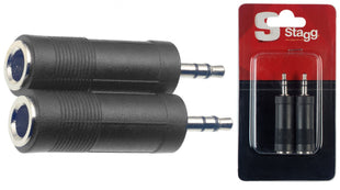 STAGG AC-PFSJMSH 6.3mm jack to 3.5mm jack stereo