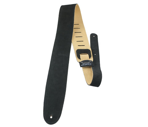 PERRIS SUEDE PREMIUM SOFT LEDERGURT SCHWARZ - DANYS MUSIC SHOP VILLACH