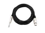 OMNITRONIC ADAPTERKABEL XLR F / KLINKE MONO SCHWARZ - DANYS MUSIC SHOP VILLACH