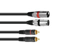 OMNITRONIC ADAPTERKABEL 2 x XLR M /2x CINCH - DANYS MUSIC SHOP VILLACH
