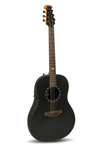 OVATION 1516PBM-G PRO SERIES ULTRA MID-DEPTH NON-CUTAWAY PITCH BLACK METALLIC