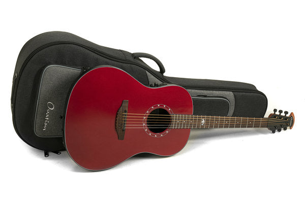 OVATION 1516VRM-G PRO SERIES ULTRA MID-DEPTH NON-CUTAWAY VAMPIRE RED METALLIC