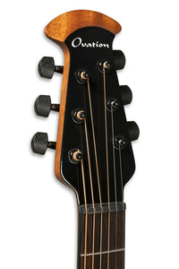 OVATION 1516PBM-G PRO SERIES ULTRA MID-DEPTH NON-CUTAWAY PITCH BLACK METALLIC 