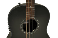 OVATION 1516PBM-G PRO SERIES ULTRA MID-DEPTH NON-CUTAWAY PITCH BLACK METALLIC 