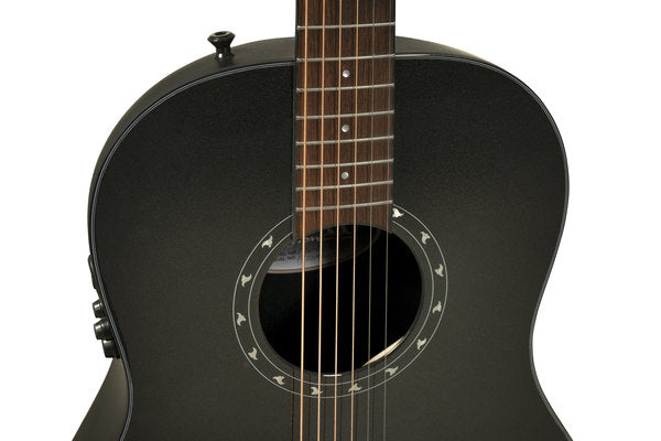 OVATION 1516PBM-G PRO SERIES ULTRA MID-DEPTH NON-CUTAWAY PITCH BLACK METALLIC