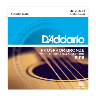 D'Addario EJ16 Acoustic Guitar Strings 012-053