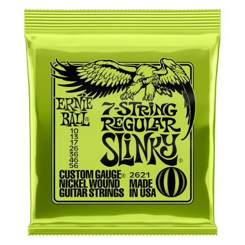 SET 7 CORDE ERNIE BALL EB2621 REGULAR SLINKY 10-56