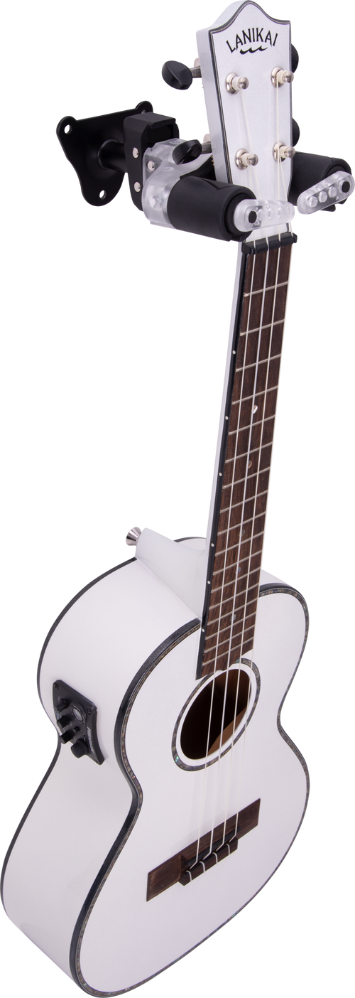 HERCULES HCGSP-39WBLT  GITARRENWANDHALTER PLEXI AGS PLUS METALLSOCKEL, 20 YEAR EDITION - DANYS MUSIC SHOP VILLACH