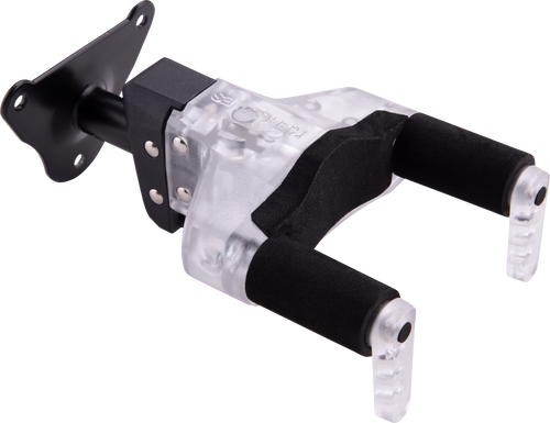 HERCULES HCGSP-39WBLT  GITARRENWANDHALTER PLEXI AGS PLUS METALLSOCKEL, 20 YEAR EDITION