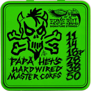 Ernie Ball Papa Het's Hardwired Master Cores - Corde James Hetfield Signature 3 Confezioni, .011-.050 EB3821 