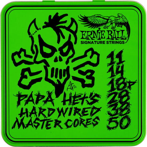Ernie Ball  Papa Het's Hardwired Master Cores - James Hetfield Signature Strings 3 Packs, .011-.050 EB3821 - DANYS MUSIC SHOP VILLACH