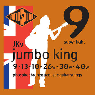 CORDE PER CHITARRA ACUSTICA ROTOSOUND JUMBO KING 