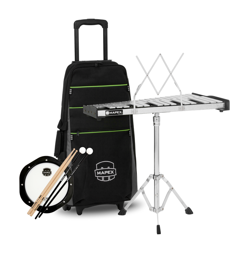 MAPEX GLOCKENSPIEL INKL.STÄNDER - SCHLÄGEL, STICKSUND  8" PRACTICE PAD & TROLLEY - DANYS MUSIC SHOP VILLACH