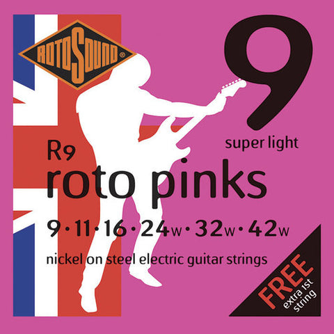 ROTOSOUND R9 ELECTRIC GUITAR STRINGS 09-42 