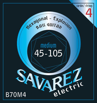 Savarez E-Bass Hexagonal Explosion 4-str. Medium 682.325