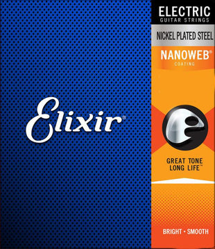 ELIXIR NANOWEB CORDE PER CHITARRA ELETTRICA NICKEL PLACCATE