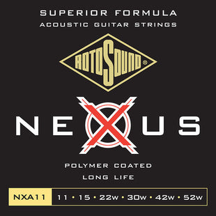 CORDE PER CHITARRA ACUSTICA ROTOSOUND NEXUS RIVESTITE