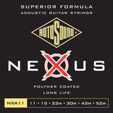 ROTOSOUND NEXUS COATED ACOUSTIC GUITAR STRINGS