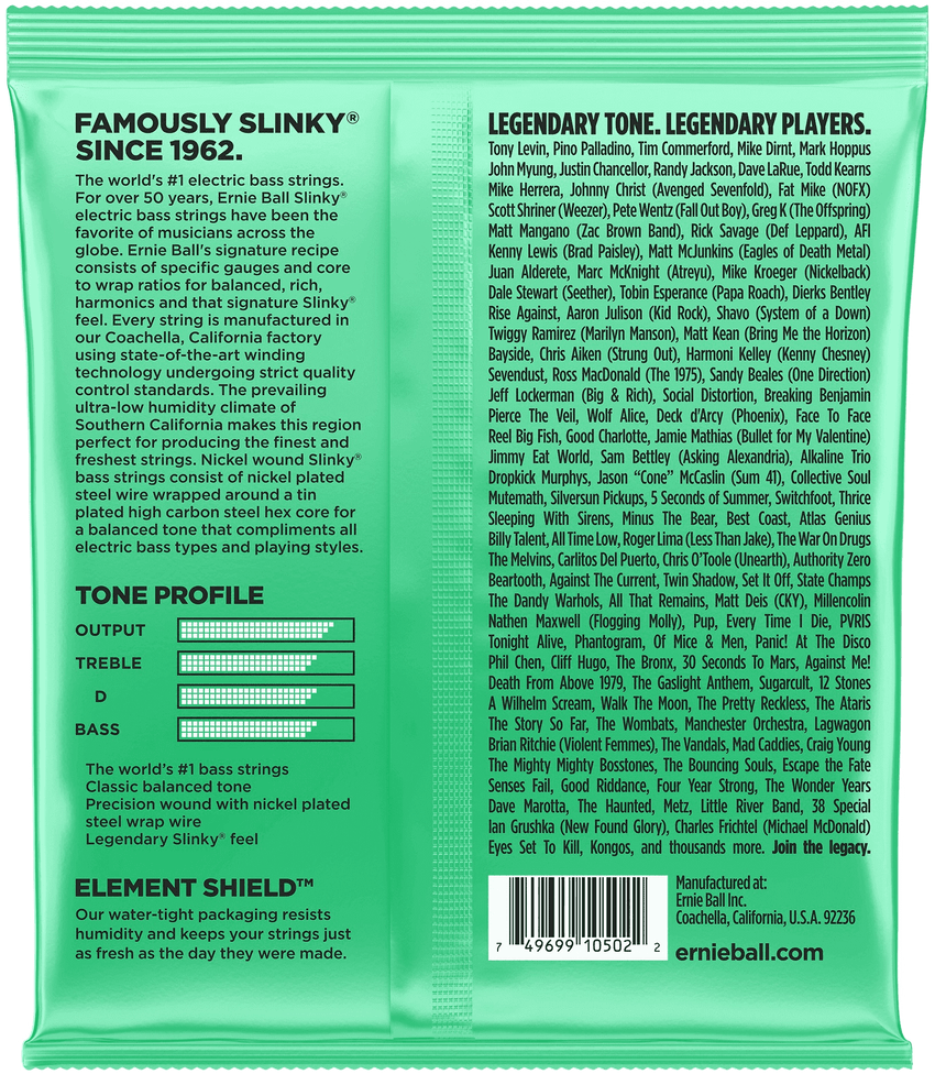 ERNIE BALL SLINKY HYPER 40-100 EB2841 - DANYS MUSIC SHOP VILLACH