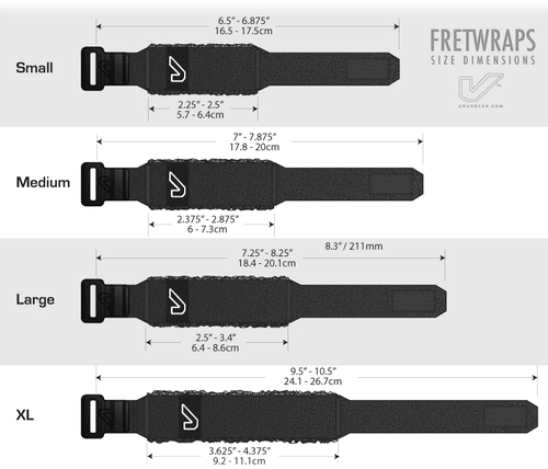 GruvGear FretWrap Small Black - DANYS MUSIC SHOP VILLACH